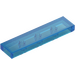 LEGO Transparent Dark Blue Tile 1 x 4 (2431)