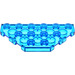 LEGO Transparant Donkerblauw Wig Plaat 3 x 6 met 45º Hoeken (2419 / 43127)