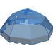 LEGO Transparent Dark Blue Windscreen 10 x 10 x 4 Octagonal Canopy (2598 / 83897)