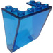 LEGO Transparant Donkerblauw Voorruit 3 x 4 x 4 Omgekeerd (4872)