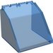 LEGO Transparent Dark Blue Windscreen 4 x 4 x 3 with Hinge (2620)
