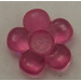 LEGO Transparent Dark Pink 2 x 2 Small Flower with 5 Petals with Click (45453 / 46279)