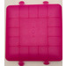 LEGO Transparent Dark Pink Clikits 14 Compartment Storage Tray (52646)