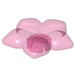 LEGO Transparent Dark Pink Clikits Icon: Hawaii Flower with 5 Petals (53657)