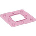 LEGO Transparentes dunkles Rosa Rahmen 3 x 3 Löcher (45493)