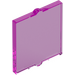 LEGO Transparent Dark Pink Glass for Window 1 x 2 x 2 (35315 / 86209)