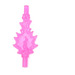 LEGO Transparent Dark Pink Large Flames with Bar on Both Ends