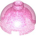 LEGO Opale rose foncé transparente Brique 2 x 2 Rond avec Dome Haut (Goujon creux, support d&#039;essieu) (3262 / 30367)