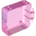 LEGO Opale rose foncé transparente Play Cube Boîte 3 x 8 avec Charnière (64462)