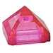 LEGO Transparentes dunkles Rosa Steigung 1 x 1 x 0.7 Pyramide (22388 / 35344)
