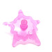 LEGO Transparentes dunkles Rosa Klein Power Burst Schild