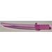 LEGO Transparent Dark Pink Sword with Square Guard (Shamshir) (30173)