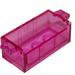 LEGO Transparent Dark Pink Treasure Chest Bottom with Slots (4738 / 54195)