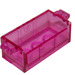 LEGO Transparent Dark Pink Treasure Chest Bottom with Slots in Back (4738 / 54195)