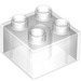 LEGO Transparant Duplo Steen 2 x 2 (3437 / 89461)