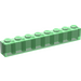 LEGO Transparent Green Brick 1 x 8 (3008)