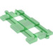 LEGO Vert transparent Duplo Rail Droit (6377 / 31463)