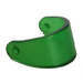 LEGO Transparent Green Minifig Helmet Visor (2447 / 35334)