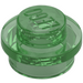 LEGO Vert Transparent assiette 1 x 1 Rond (6141 / 30057)