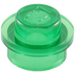 LEGO Transparent Green Plate 1 x 1 Round (6141 / 30057)