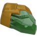 LEGO Transparent Green Rock with Pearl Gold Base (105311)