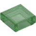 LEGO Transparent Green Tile 1 x 1 with Groove (3070 / 30039) LEGO Transparent Green Tile 1 x 1 with Groove (3070 / 30039)