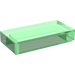 LEGO Vert transparent Tuile 1 x 2 avec rainure (30070)