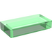 LEGO Transparent Green Tile 1 x 2 with Groove (3069 / 30070)