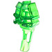 LEGO Transparent Green Toothbrush Head