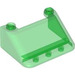 LEGO Transparentes Grün Windschutzscheibe 4 x 3 x 1.3 mit Hollow Bolzen (35279 / 57783)