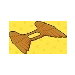 LEGO Transparant Hawkman Wings Retracted  (20285)
