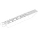 LEGO Transparent Hinge Plate 1 x 8 with Angled Side Extensions (Round Plate Underneath) (14137 / 30407)