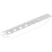 LEGO Transparent Hinge Plate 1 x 8 with Angled Side Extensions (Round Plate Underneath) (14137 / 30407)