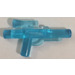 LEGO Transparant Lichtblauw Blaster Gun - Kort  (58247)