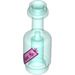 LEGO Transparent Light Blue Bottle 1 x 1 x 2 with &#039;Drink Me&#039; (26166 / 95228)