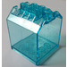LEGO Bleu clair transparent Boîte 4 x 4 x 4 (30639)