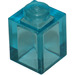 LEGO Bleu clair transparent Brique 1 x 1 (3005 / 30071)