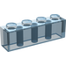LEGO Bleu clair transparent Brique 1 x 4 (3010 / 6146)