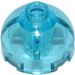 LEGO Transparent Light Blue Brick 2 x 2 Round with Dome Top (with Axle Holder) (3262 / 30367)