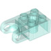 LEGO Bleu clair transparent Brique 2 x 2 avec Balle Socket et Axlehole (Prise large) (92013)