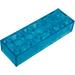 LEGO Transparentní světle modrá Kostka 2 x 6 (2456 / 44237)