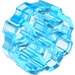 LEGO Transparent Light Blue Connector Round with Pin and Axle Holes (31511 / 98585)