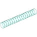 LEGO Transparent Light Blue Corrugated Hose 4.8 cm (6 Studs) (40050 / 50302)