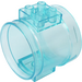 LEGO Bleu Clair Transparent Cylindre Tube Droit (49736)