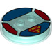 LEGO Transparent Light Blue Dimensions Stand with Superman (18868 / 19981)
