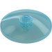 LEGO Transparent Light Blue Dish 4 x 4 (Open Stud) (35394)