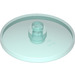 LEGO Transparent Light Blue Dish 4 x 4 (Solid Stud) (3960 / 30065)