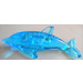 LEGO Transparent Light Blue Dolphin with Incorrect Bottom Connection