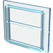 LEGO Transparent Light Blue Glass 1 x 4 x 3 Train Window (4034)