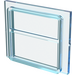LEGO Transparant Lichtblauw Glas 1 x 4 x 3 Trein Venster (4034)